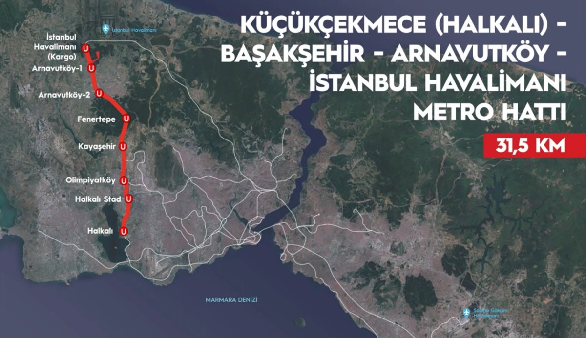 “Halkalı-İstanbul Havalimanı Metro Hattında TBM Çalışmaları Tamamlandı”