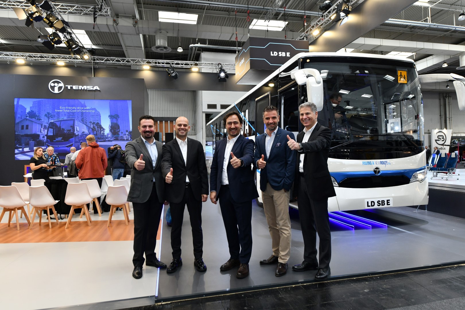 TEMSA’dan Avrupa’nın ilk elektrikli Elektrikli şehirlerarası otobüsü