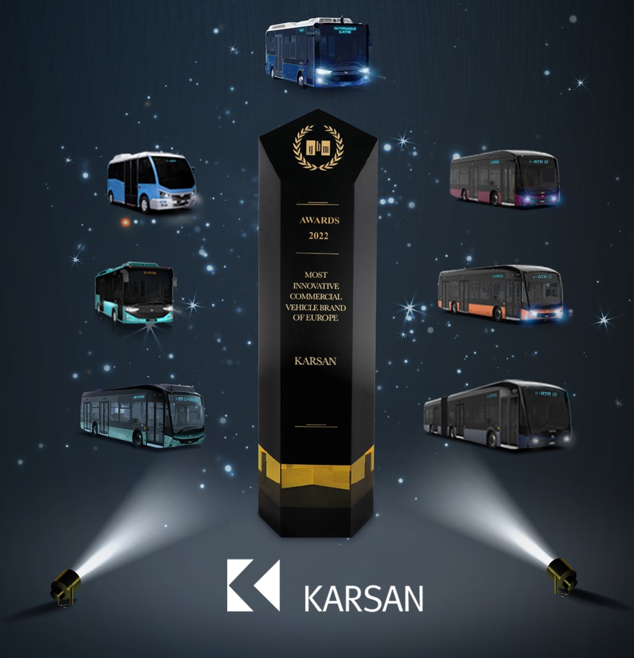 Karsan’a “Avrupa’nın En Yenilikçi Ticari Araç Markası” ödülü