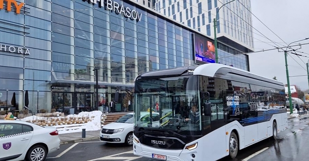 Isuzu’nun yüzde 100 elektrikli otobüsü Citivolt, Avrupa demo turu için yola çıktı.