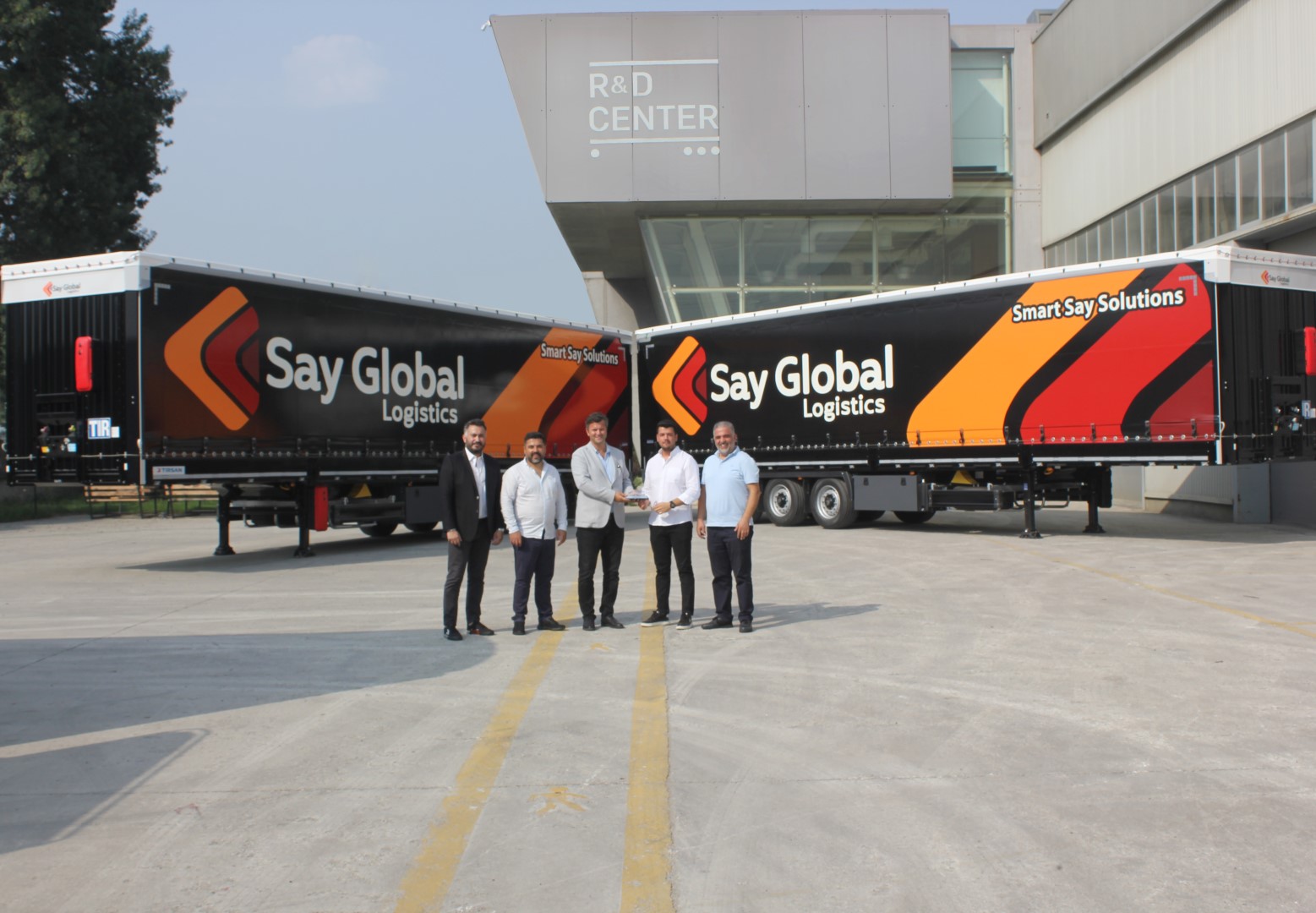 Say Global Logistic’ten, Sürdürülebilir ve Kaliteli Hizmet Hedefinde Tırsan Araç Yatırımı