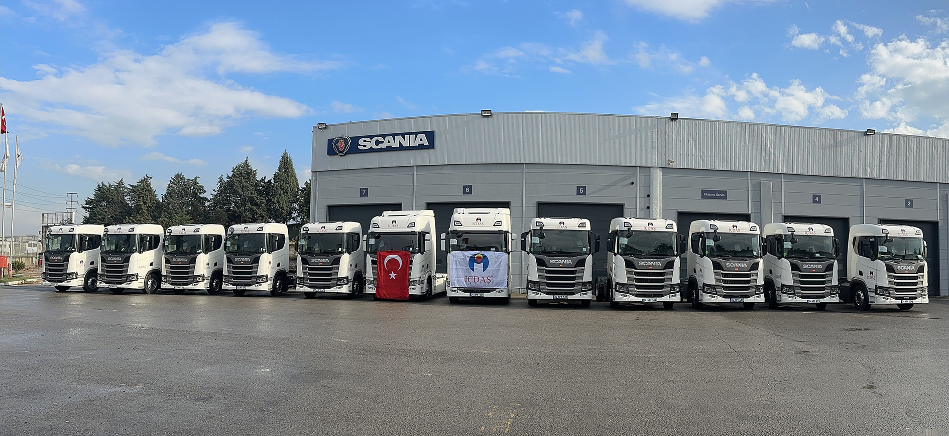 İÇDAŞ Grup Ulaştırma Filosuna 22 Adet Scania Aldı