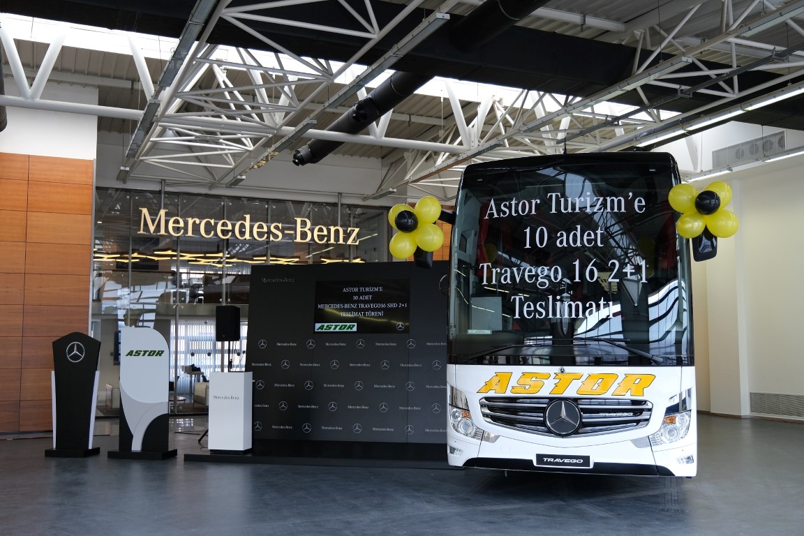 Astor Turizm, Travego siparişinin ilk teslimatını aldı