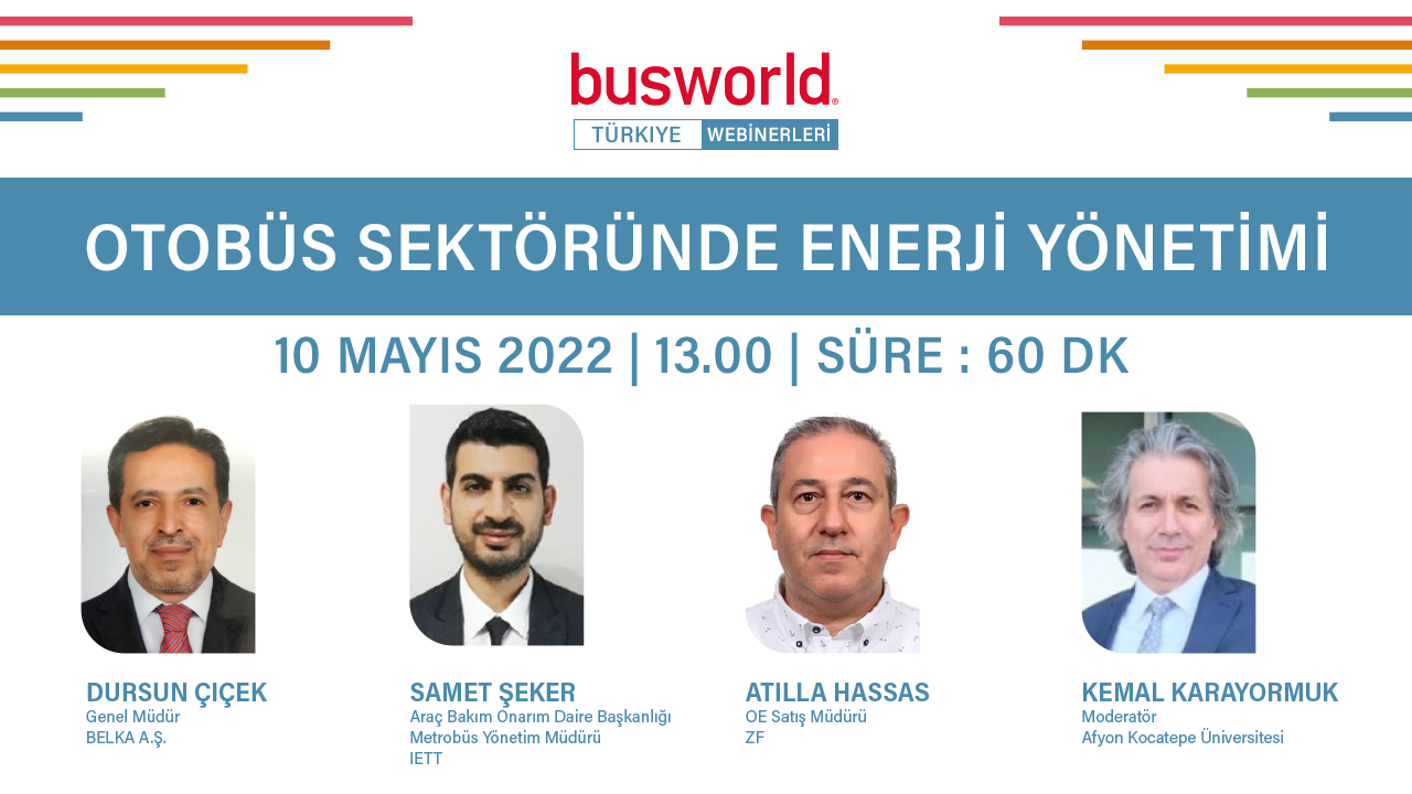 “Otobüs Sektöründe Enerji yönetimi” konulu webinar