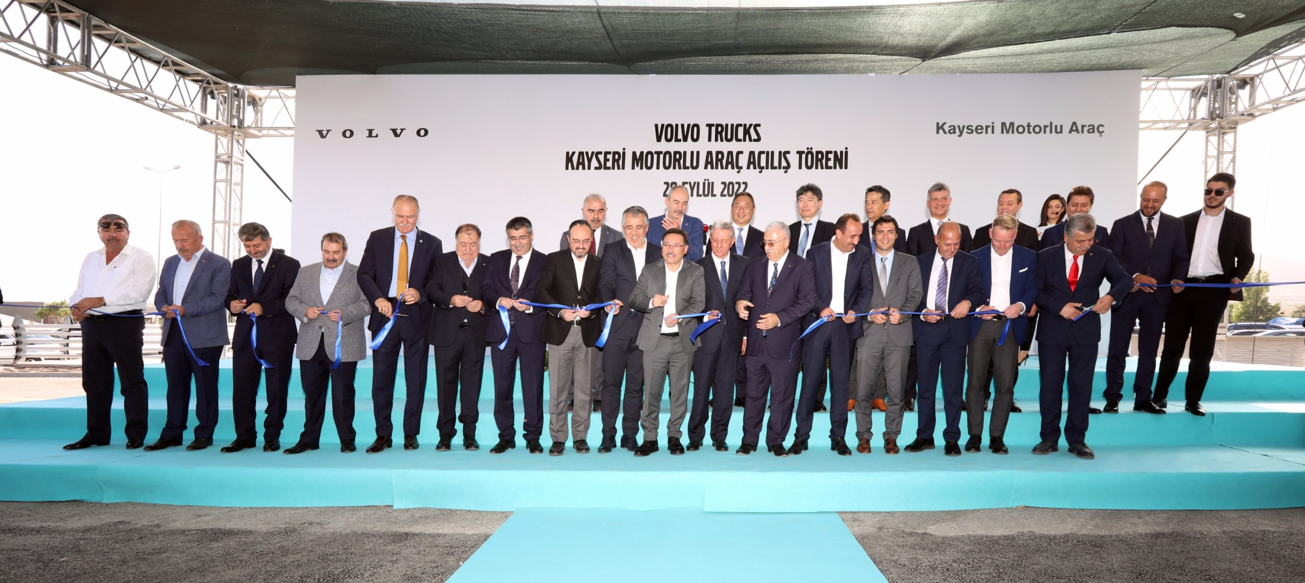 Türkiye’nin en büyük Volvo Trucks yetkili satıcı ve servisi Kayseri Motorlu Araç” açıldı