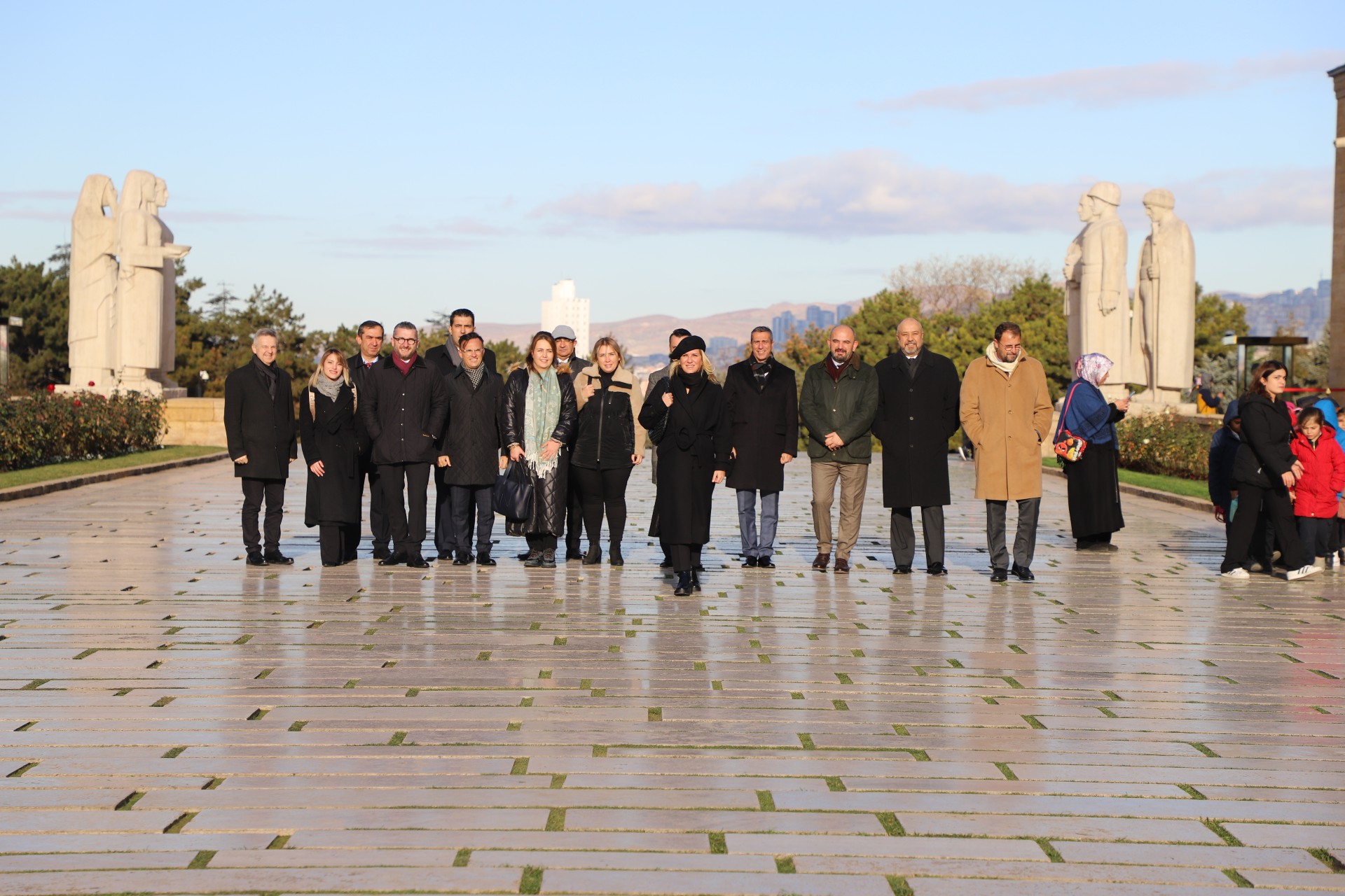 UTİKAD Heyeti Anıtkabir’i ziyareti etti.